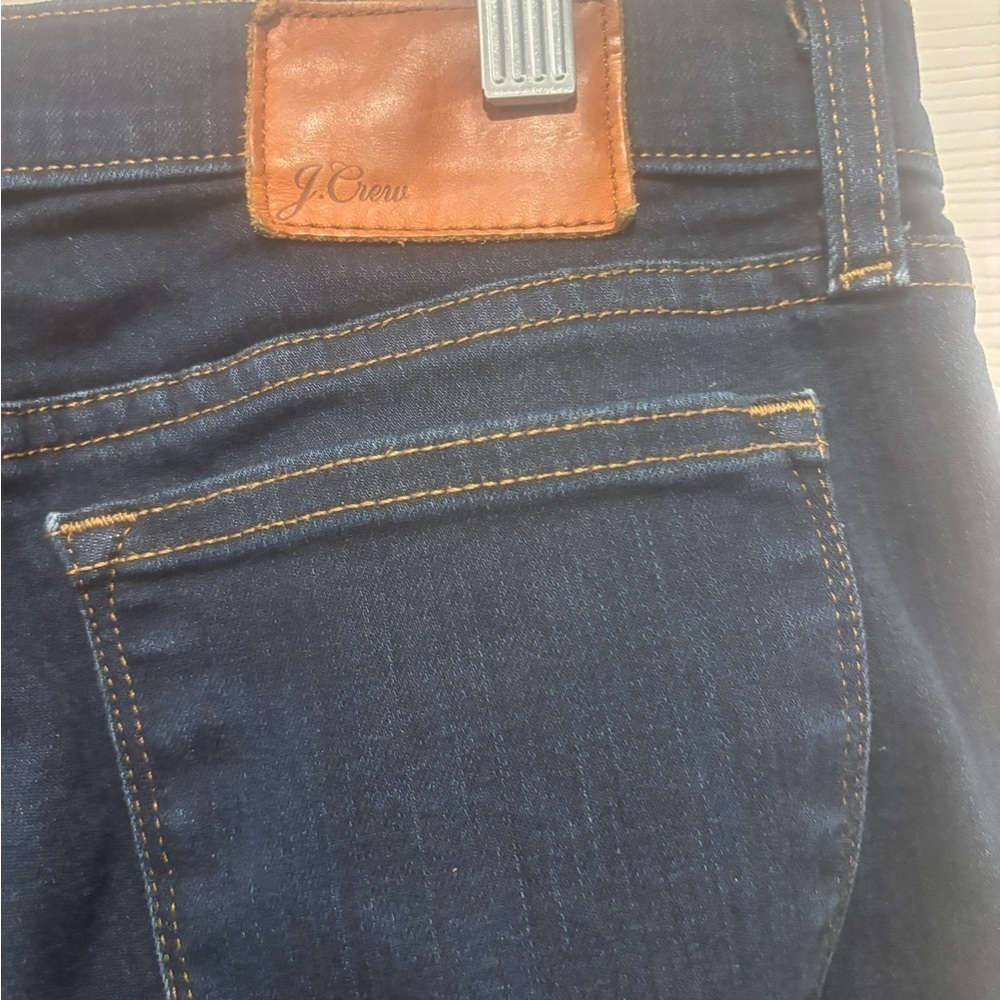 J. Crew Toothpick Skinny Jeans Size 28. Dark Wash, Style # B0755. - Picture 6 of 9